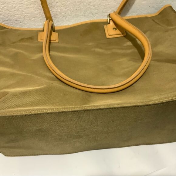 HARTMANN CANVAS LEATHER TRIM LARGE TOTE TRAVEL BAG - Picture 3 of 16